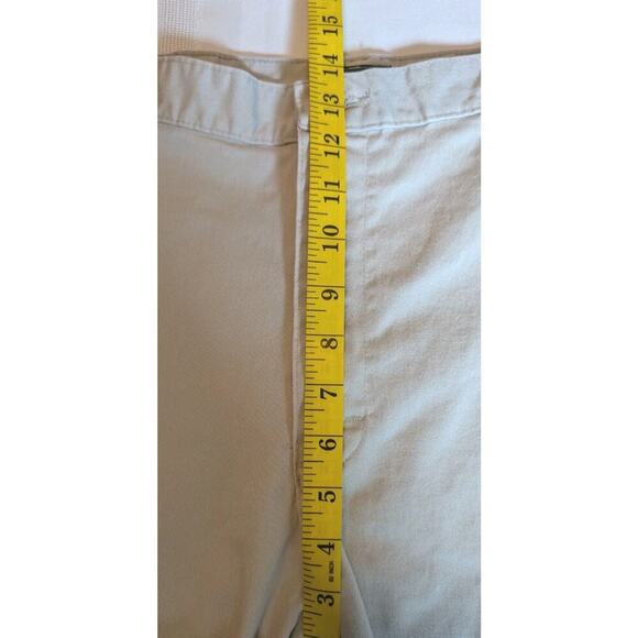 RIDERS STRETCH- WOMEN'S KHAKI CROPPED FLAT FRONT PANTS - SIZE 20W - Picture 8 of 10